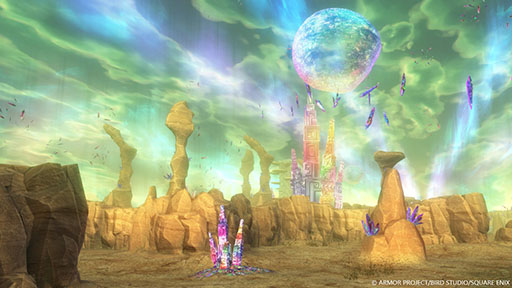 画像ギャラリー No.001のサムネイル画像 / 「ドラゴンクエストX 未来への扉とまどろみの少女 オンライン」,巨大な城と城下町を有するアマラーク王国や,キーパーソンの情報が公開に