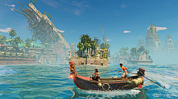 画像ギャラリー No.002のサムネイル画像 / 戦闘がない水没都市探索アクションADV「ミクと水没都市 廃墟の謎」,12月14日に発売決定。黒い植物に覆いつくされた都市遺跡を救おう