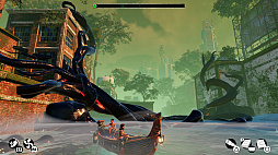 画像ギャラリー No.003のサムネイル画像 / 戦闘がない水没都市探索アクションADV「ミクと水没都市 廃墟の謎」,12月14日に発売決定。黒い植物に覆いつくされた都市遺跡を救おう