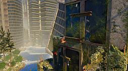 画像ギャラリー No.004のサムネイル画像 / 戦闘がない水没都市探索アクションADV「ミクと水没都市 廃墟の謎」,12月14日に発売決定。黒い植物に覆いつくされた都市遺跡を救おう