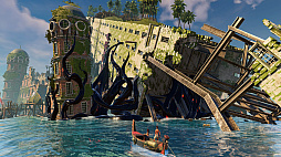 画像ギャラリー No.007のサムネイル画像 / 戦闘がない水没都市探索アクションADV「ミクと水没都市 廃墟の謎」,12月14日に発売決定。黒い植物に覆いつくされた都市遺跡を救おう