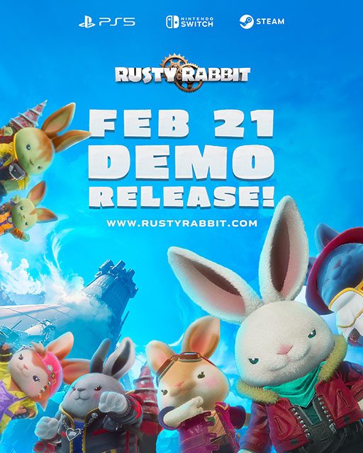 画像ギャラリー No.002のサムネイル画像 / ニトロプラスの虚淵 玄氏が原案・脚本を務める中年ウサギアクション「Rusty Rabbit」,4月17日に発売決定