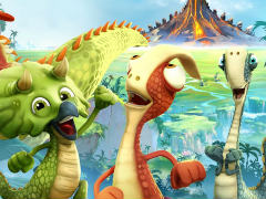 「ギガントサウルス　ザ・ゲーム」の発売日が12月7日に決定。人気の恐竜アニメのゲーム化タイトル