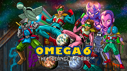 画像ギャラリー No.001のサムネイル画像 / PC版「OMEGA 6 THE TRIANGLE STARS」が2025年内にSteamでリリースへ。今村孝矢氏の漫画が原作のコマンド選択式アドベンチャー