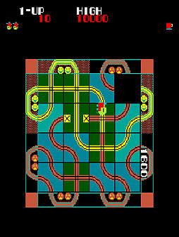 画像ギャラリー No.001のサムネイル画像 / Switch/PS4「アーケードアーカイブス ガッタンゴットン」,10月12日に配信。線路パネルをスライドして機関車を導き,すべての駅を通過させよう