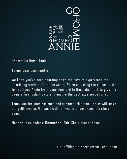 画像ギャラリー No.001のサムネイル画像 / 一人称視点サイコスリラー捜査ゲーム「家へ帰れ、アニー」,配信日を12月10日に延期