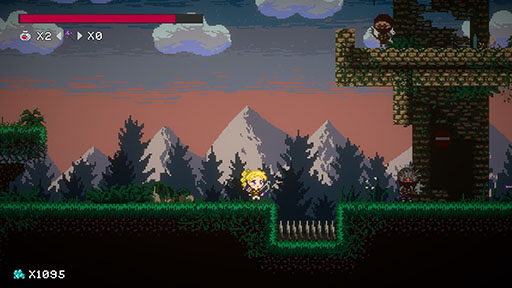 画像ギャラリー No.002のサムネイル画像 / 女ハンター・ルナが弓矢を駆使して終末世界で戦う2Dピクセルメトロイドヴァニア「Luna's Light」,Steamで本日発売