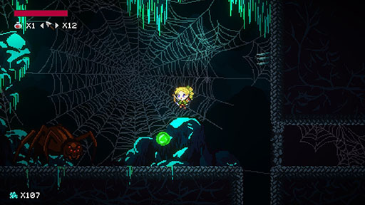 画像ギャラリー No.003のサムネイル画像 / 女ハンター・ルナが弓矢を駆使して終末世界で戦う2Dピクセルメトロイドヴァニア「Luna's Light」,Steamで本日発売