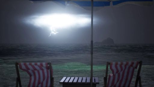 画像ギャラリー No.008のサムネイル画像 / ただ海と空を眺めるだけ。誰もいないビーチで過ごす「ビーチバケーションシミュレーター」のデモ版,Steamで公開中