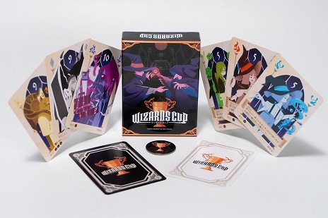 画像ギャラリー No.002のサムネイル画像 / 「ラブレター」のカナイセイジ氏による新作ボドゲ「ウィザーズカップ」が12月9日発売へ。自分だけの“最強の6枚”を組み上げる2人用対戦ゲーム