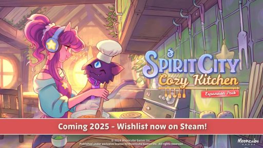 画像ギャラリー No.001のサムネイル画像 / 集中ツールゲーム「Spirit City: Lofi Sessions」,キッチンなどが追加となるDLC「Cozy Kitchen Expansion」を3月26日にリリース