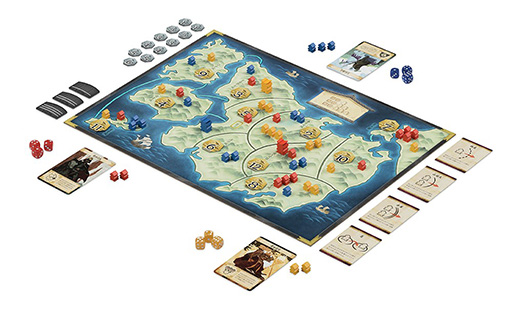 画像ギャラリー No.001のサムネイル画像 / 「天下鳴動 DELUXE」が11月下旬発売に。ダイスと軍略カードを用いてエリアマジョリティの獲得を目指すボードゲーム