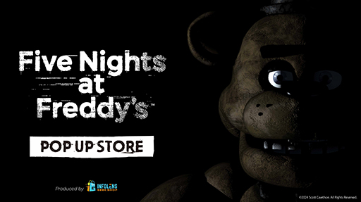 画像集 No.001のサムネイル画像 / ホラーゲーム「Five Nights at Freddy's」公式POP UP STOREが2月16日より開催。フォトスポットの設置やグッズ販売を実施