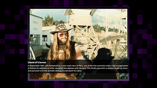 画像集 No.003のサムネイル画像 / 鬼才，ジェフ・ミンター氏の足跡を辿れる作品「Llamasoft: The Jeff Minter Story」発表。ドキュメンタリー映像や多数のゲームを収録