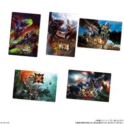 画像ギャラリー No.003のサムネイル画像 / 「モンスターハンター 20th Anniversary カードウエハース」,5月に発売。歴代のパッケージイラストなどがデザインされたカードを封入