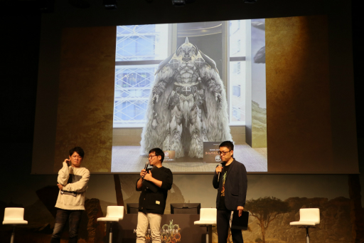 画像ギャラリー No.003のサムネイル画像 / 「モンスターハンターワイルズ」発売前夜イベントをレポート。TVCMに出演中の西野七瀬さんがイャンクックの群れにチャレンジ