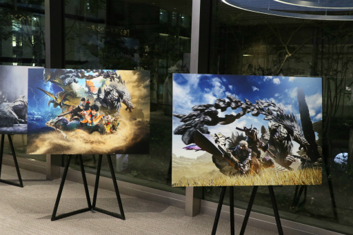 画像ギャラリー No.024のサムネイル画像 / 「モンスターハンターワイルズ」発売前夜イベントをレポート。TVCMに出演中の西野七瀬さんがイャンクックの群れにチャレンジ