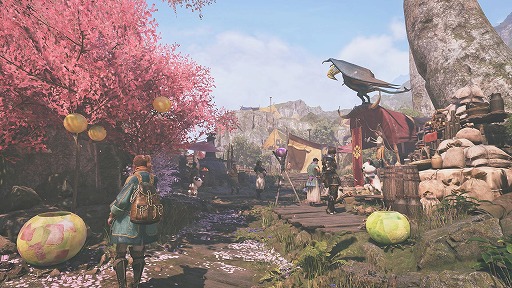 画像ギャラリー No.002のサムネイル画像 / 「モンスターハンターワイルズ」季節イベント「交わりの祭事【花舞の儀】」を4月23日に開催。限定装備やジェスチャーなどを入手可能