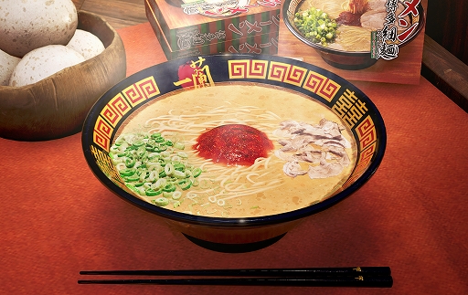 画像ギャラリー No.009のサムネイル画像 / 「モンハンワイルズ」,ラーメン「一蘭」とのコラボを2月25日より開催。お食事券でとんこつラーメンを食べてパワーアップしよう