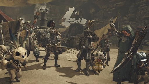 画像ギャラリー No.003のサムネイル画像 / 「モンスターハンターワイルズ」OBTに先駆け,PS5版の先行プレイを開始。最大100人が参加できるロビーや蜘蛛恐怖症対策モードが話題に