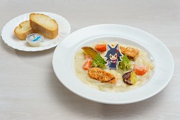 画像ギャラリー No.016のサムネイル画像 / ホロライブの白上フブキさん,百鬼あやめさん,大神ミオさんと日本庭園を背景に記念撮影も楽しめる。「豊島園 庭の湯」コラボを12月3日から開催