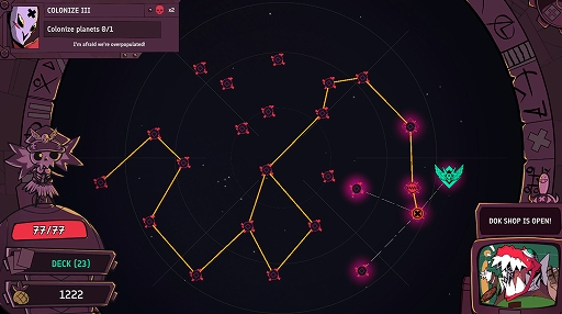 画像ギャラリー No.004のサムネイル画像 / 巧みなデッキ構築でほかの惑星を乗っ取れ。ローグライクADV「Zet Zillions」,2024年リリースをアナウンス