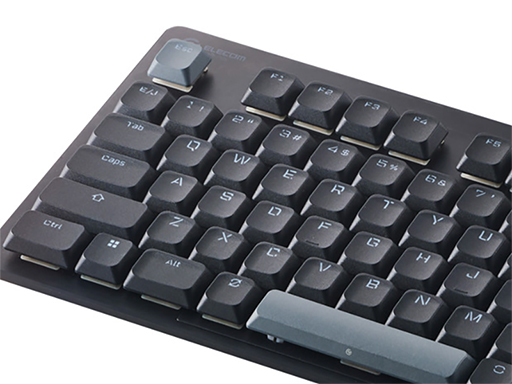 画像ギャラリー No.003のサムネイル画像 / エレコムのゲーマー向けワイヤレス10キーレスキーボードに低背メカニカルキースイッチ採用モデルが登場