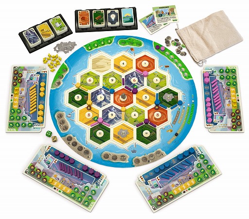 画像ギャラリー No.002のサムネイル画像 / エネルギー問題がテーマのシリーズ新作「カタン エネルギー版」,初回1000個限定で12月13日発売