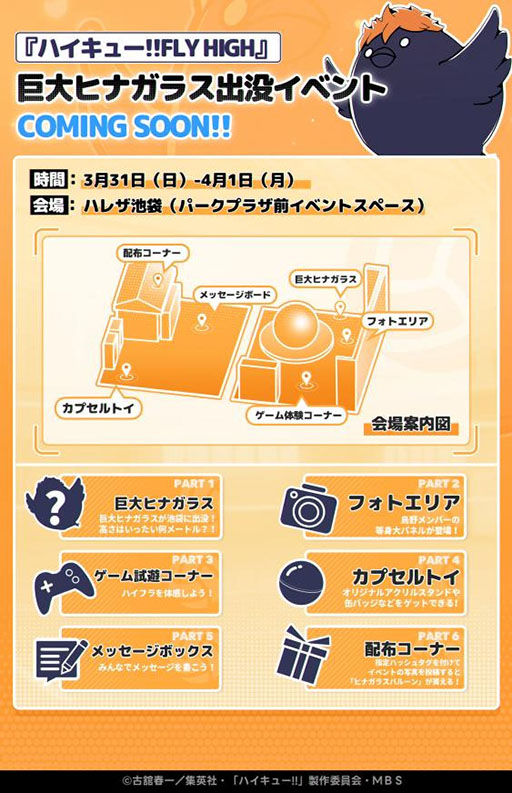 画像集 No.006のサムネイル画像 / 「ハイキュー!!FLY HIGH」，本日正式サービスを開始。初イベント「最強の囮」では，SSRメンバー「日向翔陽」が登場