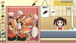 画像ギャラリー No.006のサムネイル画像 / お寿司をくっつけて,お客さんに提供しよう。落ち物系物理パズル「元祖 落とし寿司 めびうす」,本日配信開始