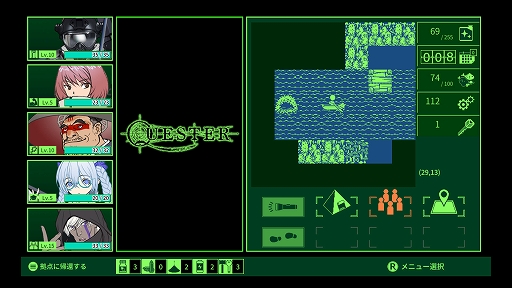 画像ギャラリー No.004のサムネイル画像 / 萩原一至氏原案の新作ハクスラRPG「QUESTER | OSAKA」,Steamストアページ公開。舞台を水の都・大阪に移した前日譚が描かれる