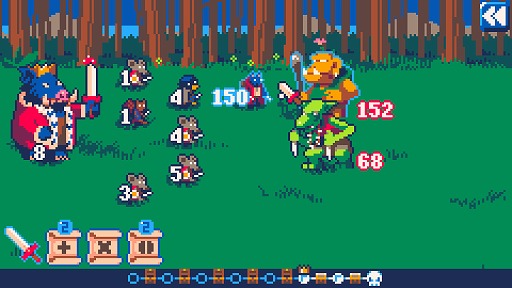 画像ギャラリー No.001のサムネイル画像 / 限られた“足し算”と“掛け算”で配下を強化! シンプルな戦略パズルゲーム「Super Algebrawl」本日発売。1月26日までは10%オフ