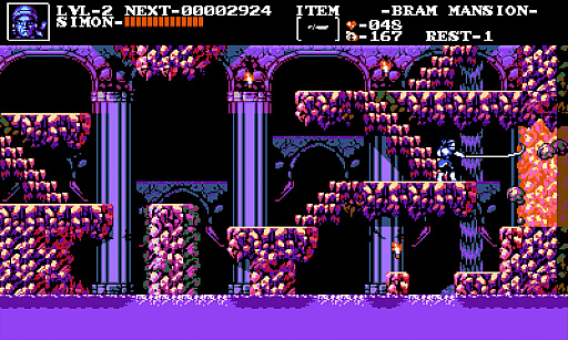 画像ギャラリー No.004のサムネイル画像 / 「悪魔城ドラキュラ」のパロディ/オマージュタイトル「The Transylvania Adventure of Simon Quest」発表