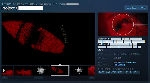 画像ギャラリー No.003のサムネイル画像 / テキストは“墨塗り”だらけ。「Her Story」「IMMORTALITY」などを手がけたサム・バーロウ氏による新作2本のSteamストアページが公開に