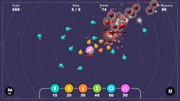 画像ギャラリー No.004のサムネイル画像 / 惑星を守って,秘書子ちゃんと交流するタワーディフェンス「さーきゅらーディフェンス!!」,Steamで早期アクセス版を配信開始