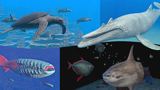 画像ギャラリー No.002のサムネイル画像 / 「FOREVER BLUE LUMINOUS」,本日発売。潜るたびに姿を変える不思議な海域を探索し,さまざまな生き物たちと出会おう