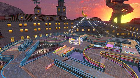 画像ギャラリー No.005のサムネイル画像 / 「スーパーモンキーボール バナナランブル」,最大16人で楽しめるバトルモードのルールやステージ情報が公開に