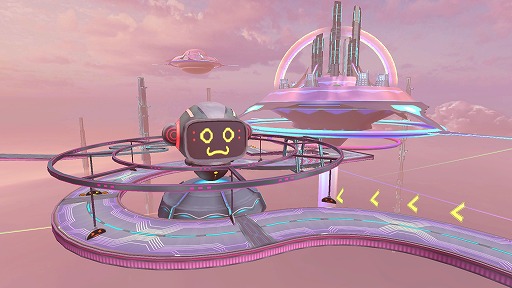 画像ギャラリー No.005のサムネイル画像 / 「スーパーモンキーボール バナナランブル」にテイルス,ナックルズ,エミーが参戦。天空に浮かぶ未来都市「スカイハイウェイ」を追加