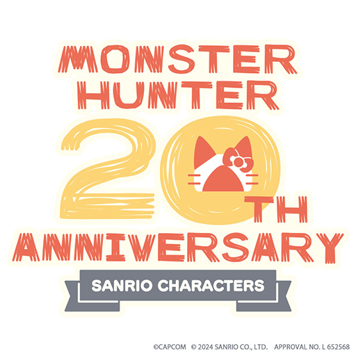 画像ギャラリー No.001のサムネイル画像 / 「モンスターハンター」20周年を記念して,「サンリオキャラクターズ」とコラボ。毎日コラボキャラクターを発表