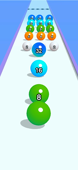 Ball Run 2048: ボール巨大化ランゲーム