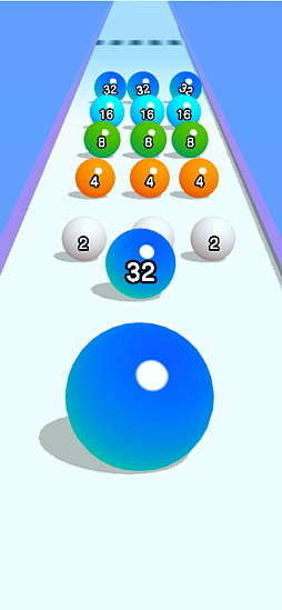Ball Run 2048: ボール巨大化ランゲーム