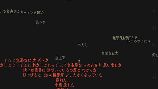 画像ギャラリー No.003のサムネイル画像 / 言葉を集めて詩を作り,積み上げて井戸から脱出するブラウザゲーム「ido」,unityroomで公開中。「Death the Guitar」の作者が制作