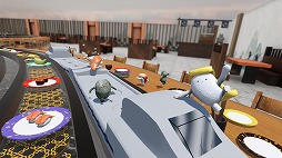 画像ギャラリー No.006のサムネイル画像 / 回転寿司レーンの上で寿司モチーフのキャラクターが大乱闘する「スシ・バトル・ランバングシャスリ」,本日リリース