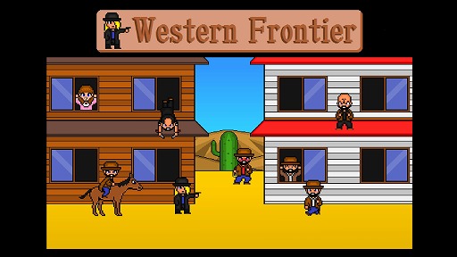 画像ギャラリー No.001のサムネイル画像 / 悪党が闊歩する西部開拓時代を舞台にした「ウエスタンフロンティア」Switch向けに3月21日発売。シンプル操作で楽しめる2Dシューティング