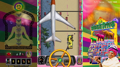 画像ギャラリー No.003のサムネイル画像 / 「マサラドライブ」,Steamで配信開始。インドの都市をバスで駆け巡り,いかに多くの乗客を乗せてゴールできるかに挑戦するレースアクション