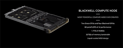 ���������꡼ No.006�Υ���ͥ������ / NVIDIA�������奵���С�����GPU�������ƥ������Blackwell�פ�ȯɽ��1�ѥå�������2���GPU��������ܤ������GPU