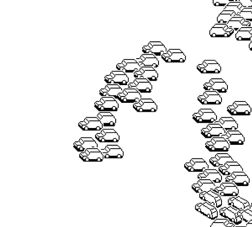 画像ギャラリー No.001のサムネイル画像 / 今度は車が集まったり落ちたり。「プラグ・アンド・プレイ」のクリエイターによる新作「CARS」発売。4月9日までリリース記念セール中