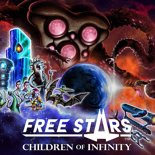 画像ギャラリー No.003のサムネイル画像 / 伝説的タイトルの精神的後継作品「FREE STARS: Children of Infinity」,クラウドファンディング開始初日に2倍以上の資金調達に成功