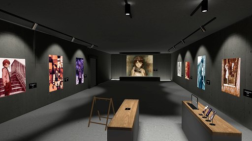 画像ギャラリー No.005のサムネイル画像 / 「serial experiments lain」の世界観を追体験できるオンライン展示会「Weird展」開催中。本日の更新で“玲音の部屋”を追加