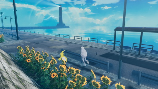 画像ギャラリー No.001のサムネイル画像 / 「楽しみそびれた夏」をVRで満喫しよう。VRChat初心者が,VR機器を使わずに「夏っぽいワールド」を体験してみた